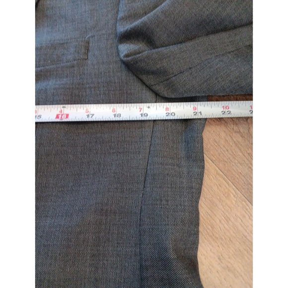LAUREN RALPH LAUREN Mens Size 42L Charcoal Grey Wool‎  Blend Blazer - Picture 5 of 9